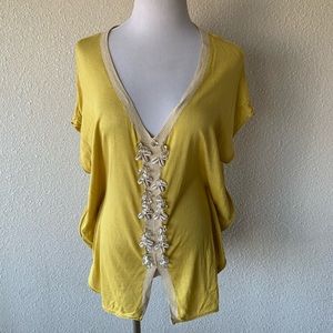 marlene birger Tunic top beeded shells small